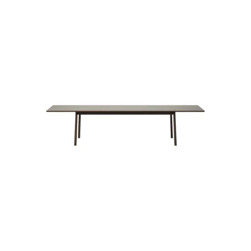 6490 Ana udtræksspisebord 220 cm, almond/smoked oak