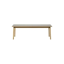 6490 Ana udtræksspisebord 220 cm, almond/oiled oak