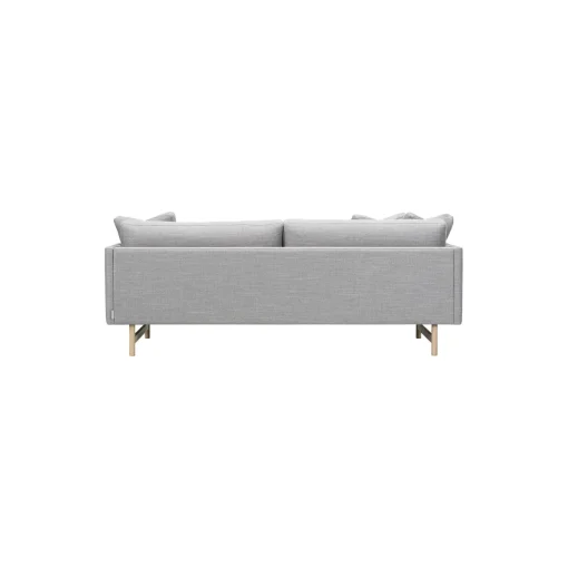 5552 Calmo 95 2 pers. sofa, grå/lakeret eg