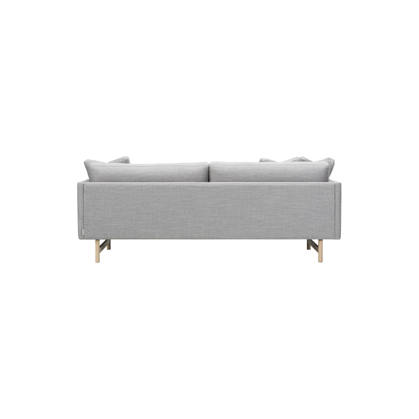 5552 Calmo 95 2 pers. sofa, grå/lakeret eg