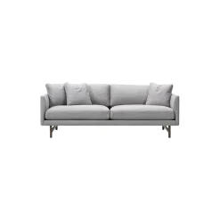 5552 Calmo 95 2 pers. sofa, grå/røget eg