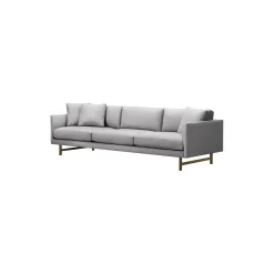 5523 Calmo 80 3 pers. sofa, grå/røget eg
