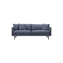 5552 Calmo 95 2 pers. sofa, mørkeblå/røget eg
