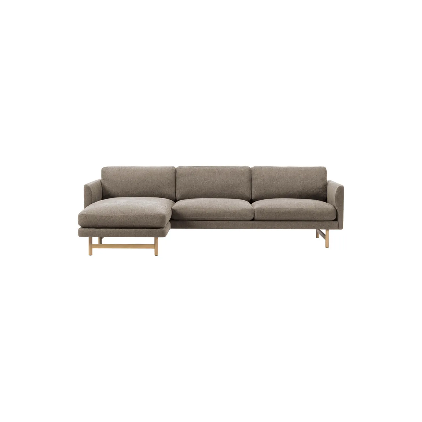 5625 Calmo 3-seater Chaise Sofa, Ecriture 0270/lacquered oak
