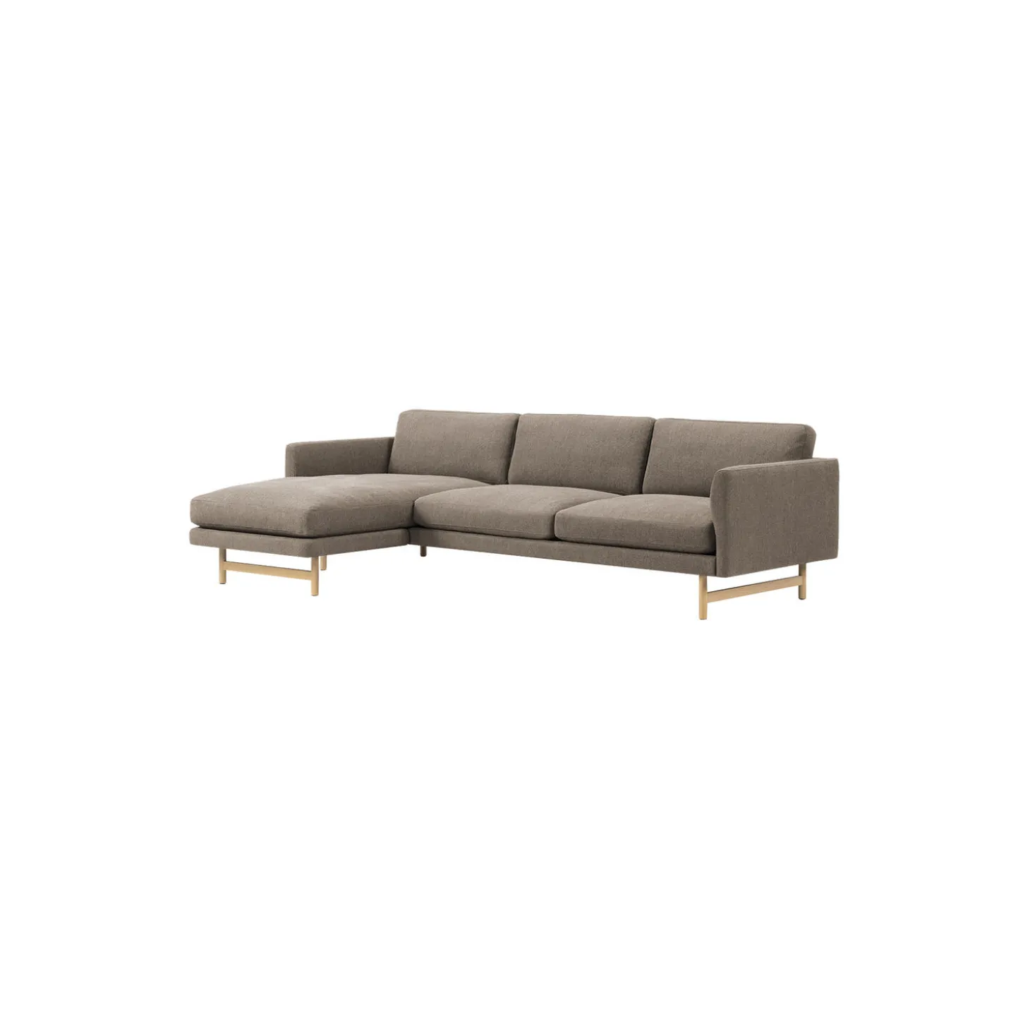 5625 Calmo 3-seater Chaise Sofa, Ecriture 0270/lacquered oak