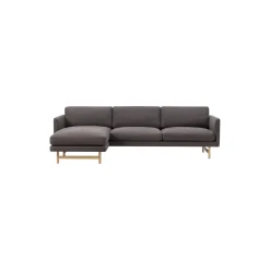5625 Calmo 3-seater Chaise Sofa, Ecriture 0380/lacquered oak