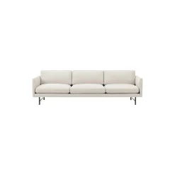 5623 Calmo 3-seater Sofa, Ecriture 0210/black steel
