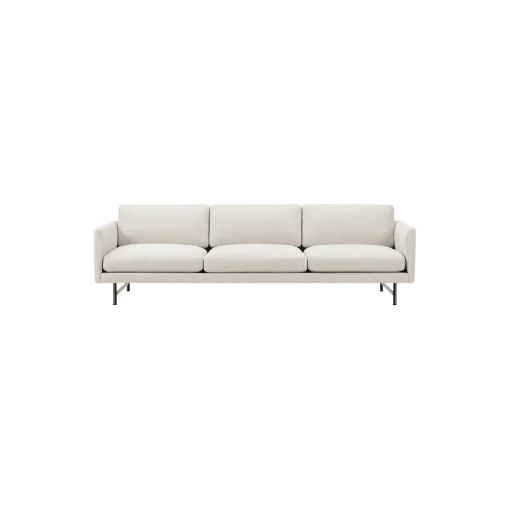 5623 Calmo 3-seater Sofa, Ecriture 0210/black steel