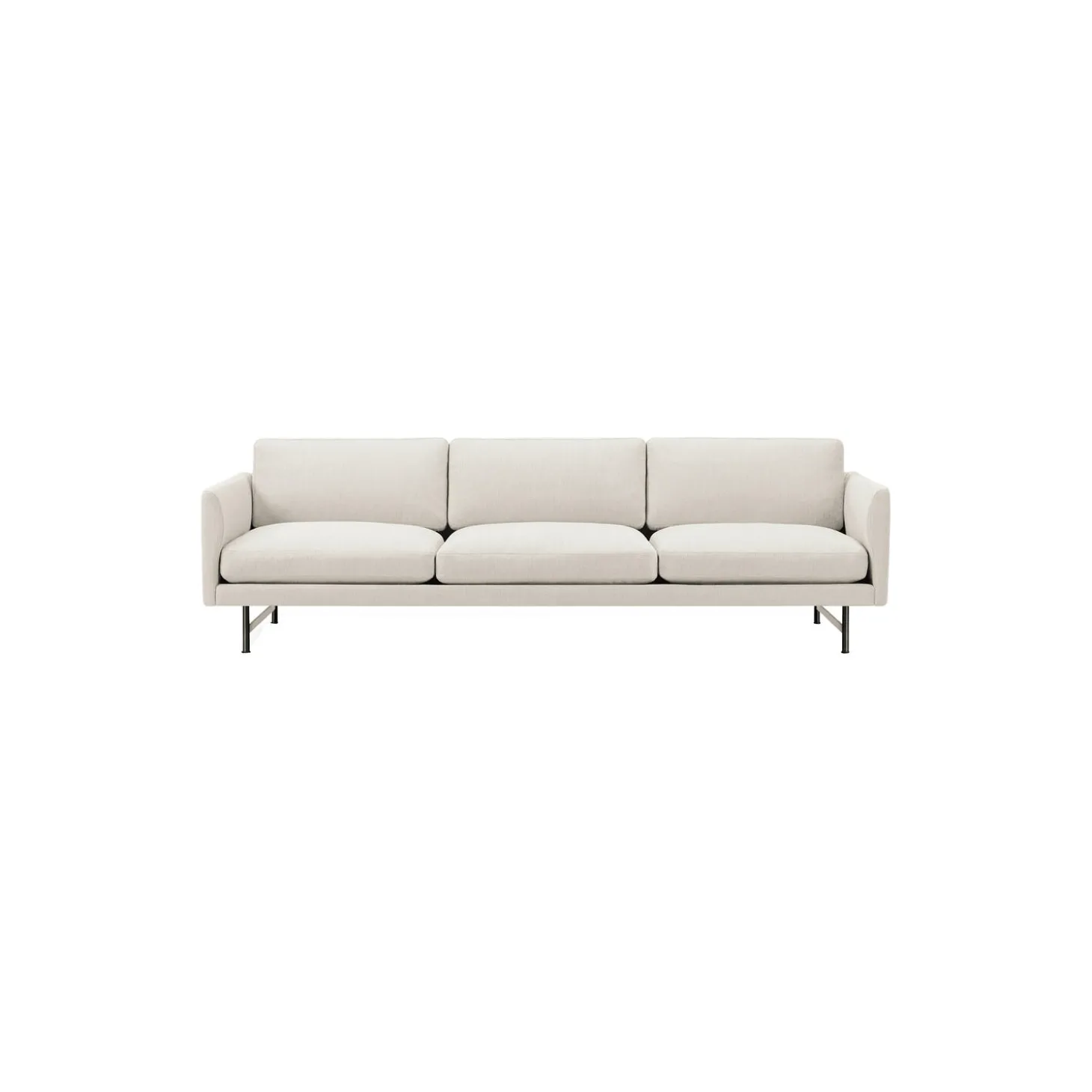 5623 Calmo 3-seater Sofa, Ecriture 0210/black steel