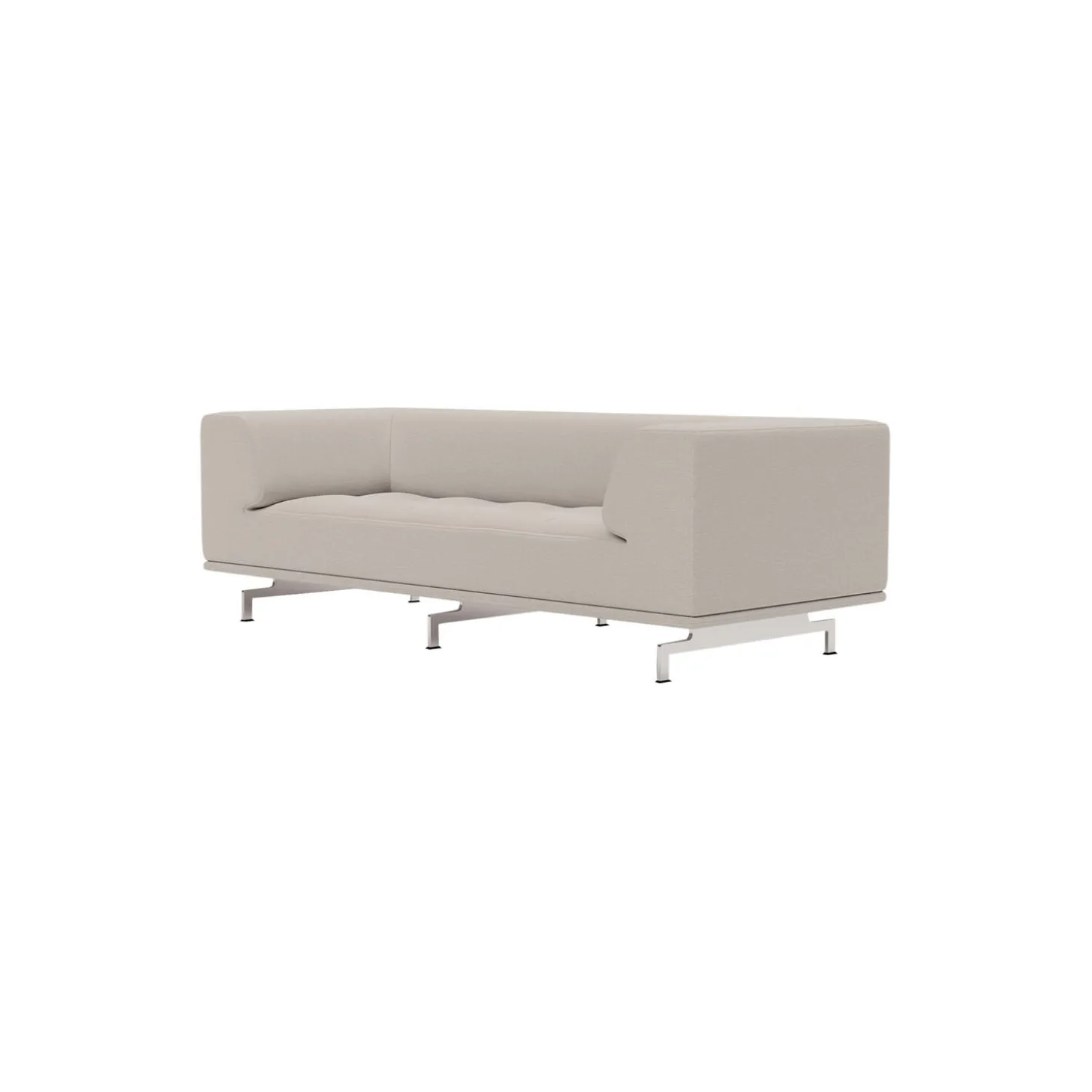 4510 Delphi sofa, Steelcut Trio 213/aluminium