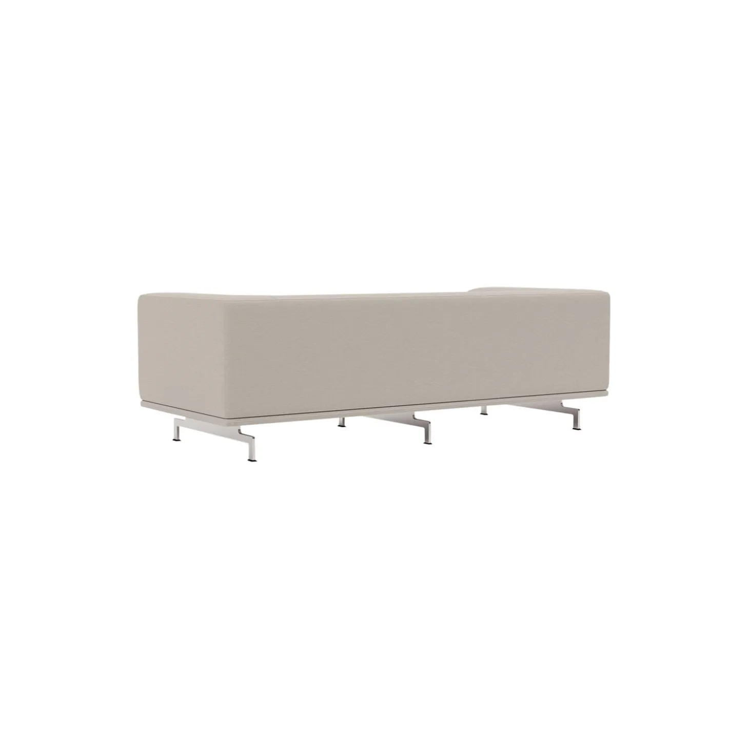 4510 Delphi sofa, Steelcut Trio 213/aluminium