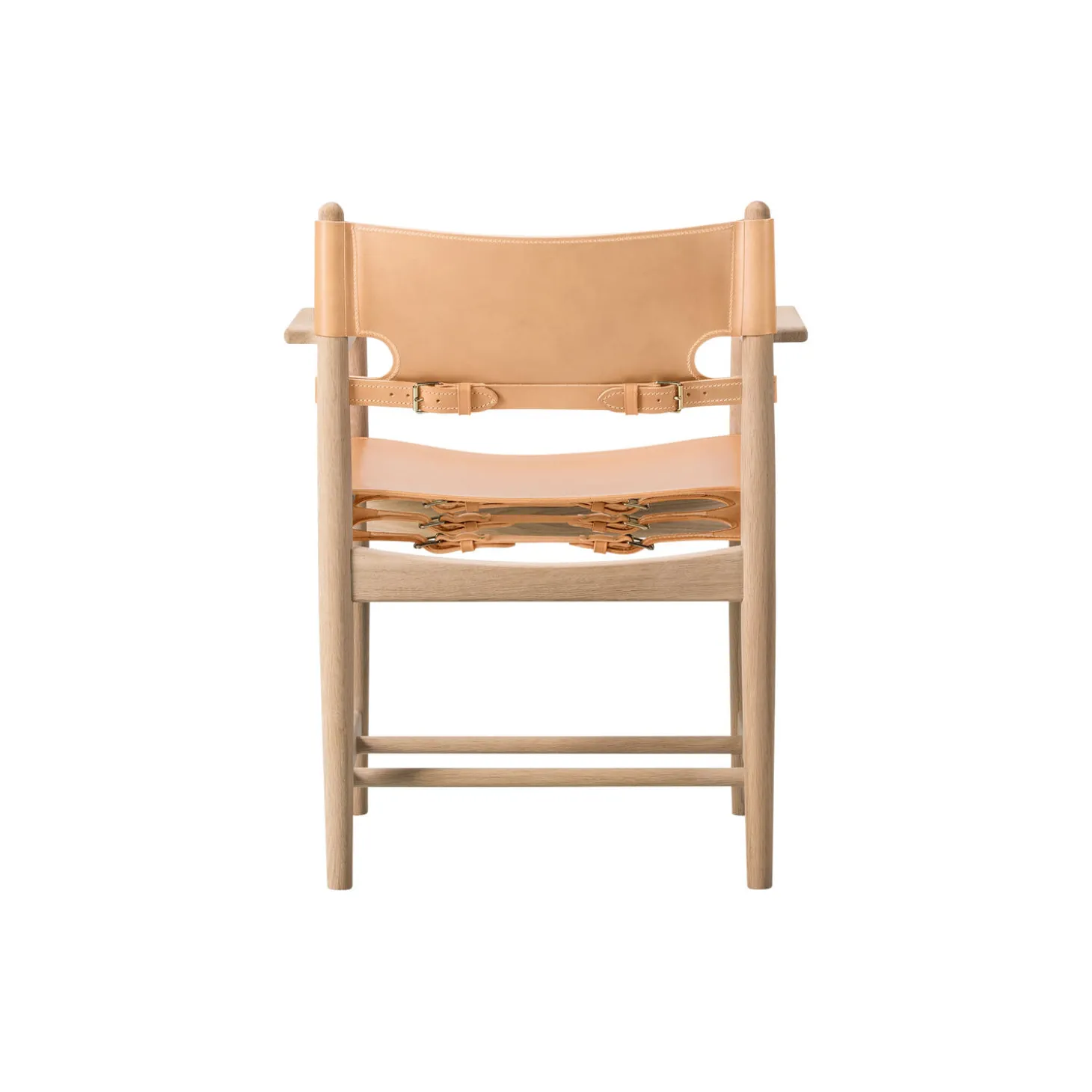 3238 Den spanske spisebordsstol, natur/sæbebehandlet eg