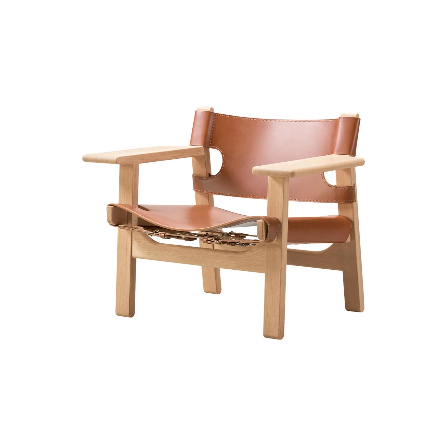 2226 Den Spanske Stol, cognac/lysolieret eg