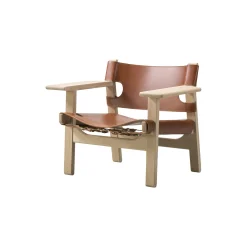 2226 Den Spanske Stol, cognac/sæbebehandlet eg