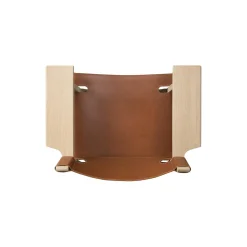 2226 Den Spanske Stol, cognac/sæbebehandlet eg