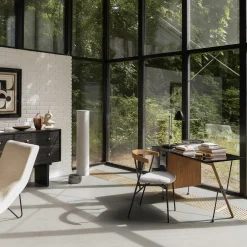 62 Desk, walnut/black