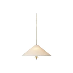 1967 Pendant, brass/canvas