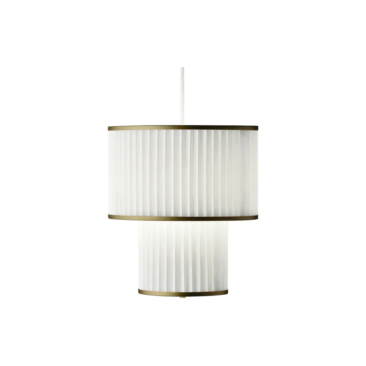 110 PLIVELLO pendel golden, hvid