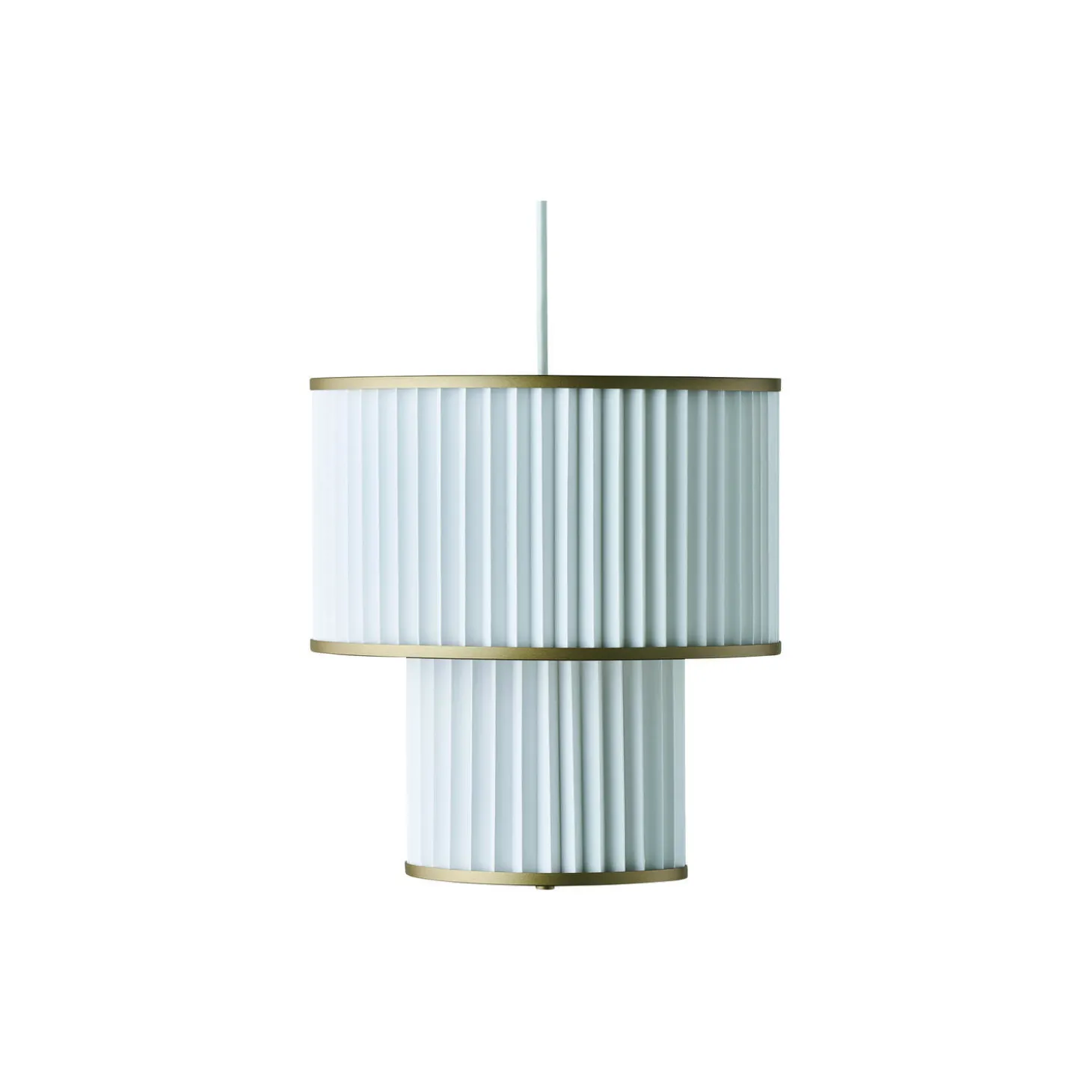 110 PLIVELLO pendel golden, hvid
