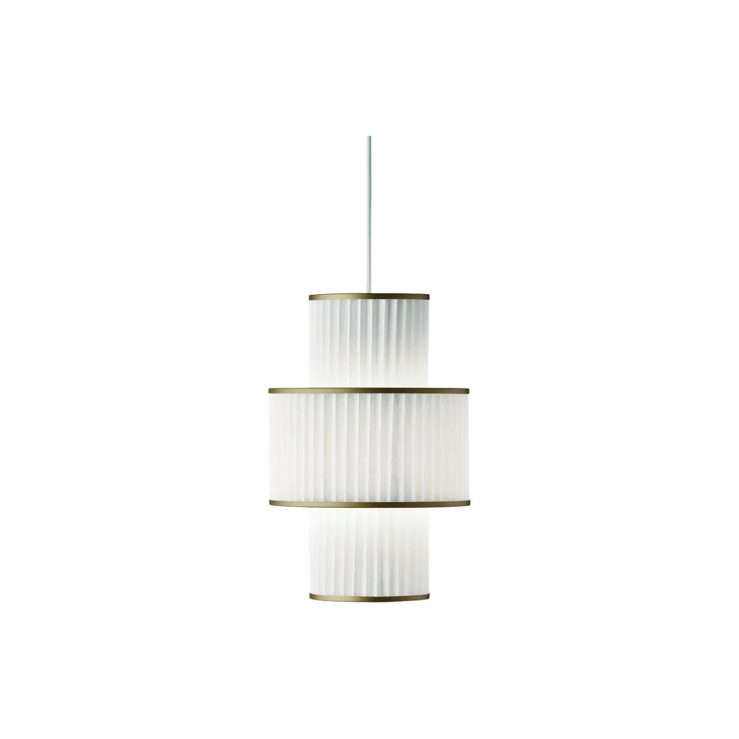 111 PLIVELLO pendel golden, hvid
