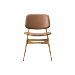 3052 Søborg spisebordsstol, lakeret eg/cognac