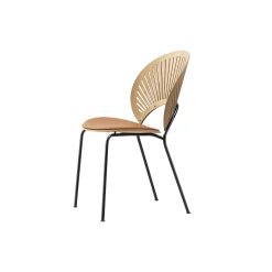 3396 Trinidad stol med sædepolstring, oiled oak/cognac/black