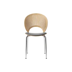 3396 Trinidad stol med sædepolstring, oiled oak/black/chrome