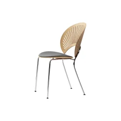 3396 Trinidad stol med sædepolstring, oiled oak/black/chrome