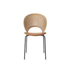 3396 Trinidad stol med sædepolstring, oiled oak/cognac/flint