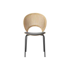 3396 Trinidad stol med sædepolstring, oiled oak/black/black