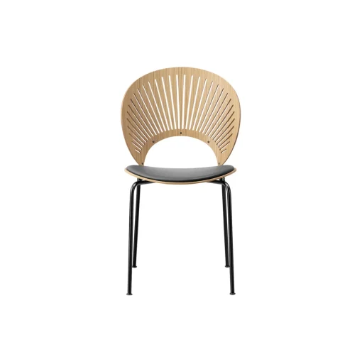 3396 Trinidad stol med sædepolstring, oiled oak/black/black
