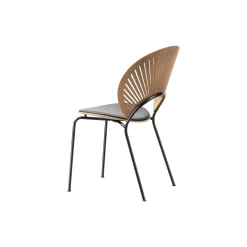 3396 Trinidad stol med sædepolstring, oiled oak/black/black