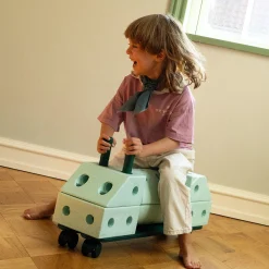 2 x balancebomme, forest green