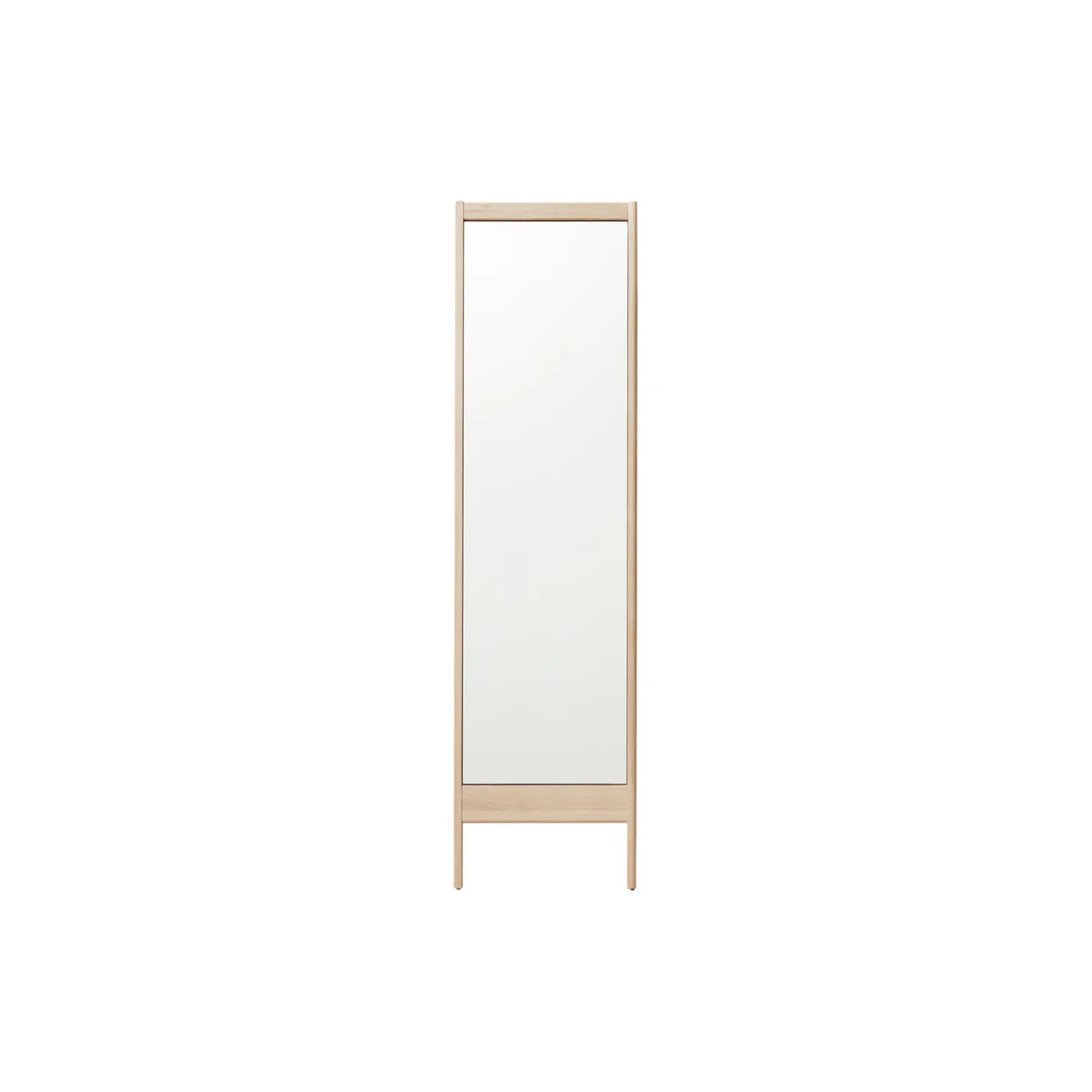 A Line Mirror, white oak