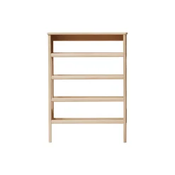 A Line Shoe Rack 72, white oiled oak