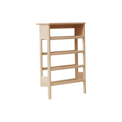 A Line Shoe Rack 72, white oiled oak