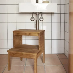 A Line Stepstool, oak