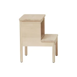 A Line Stepstool, white oak