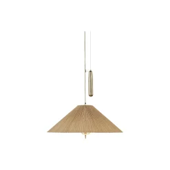 A1972 Pendant, brass/bamboo