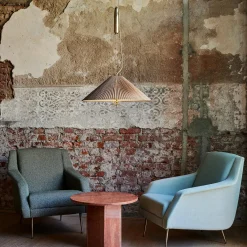 A1972 Pendant, brass/bamboo