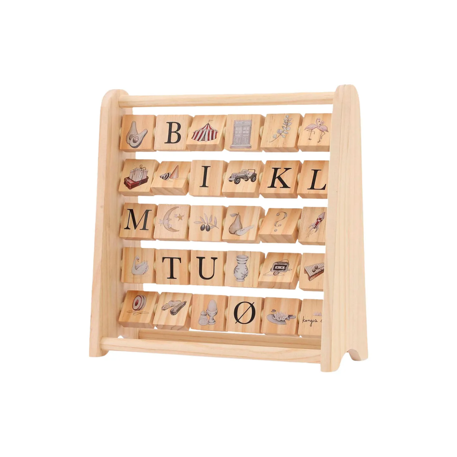ABC Wooden Block Frame
