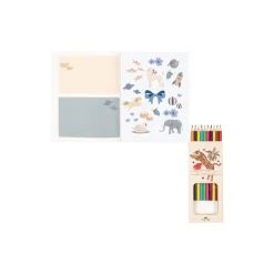 Activity Book With Colouring Pencils