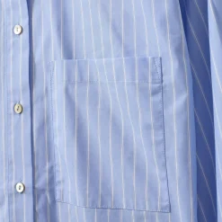 AdaleneSW Shirt, light blue striped