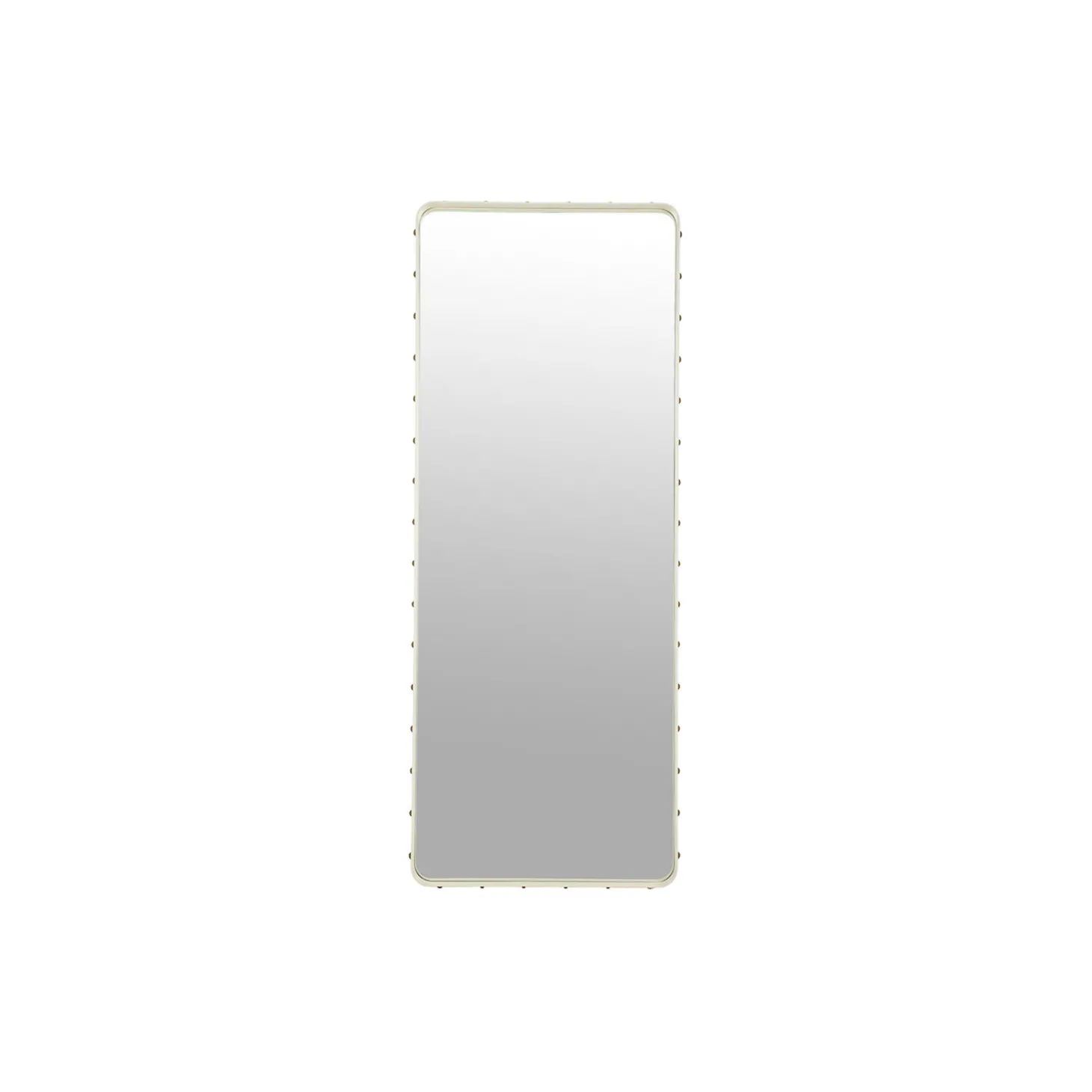 Adnet Rectangular Wall Mirror, cream