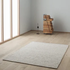 Agner gulvtæppe, beige