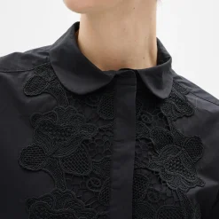 AimeeIW Cropped Shirt, black