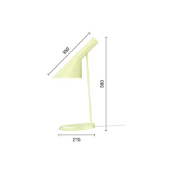 AJ bordlampe, soft lemon