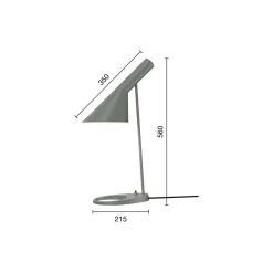 AJ bordlampe, warm grey