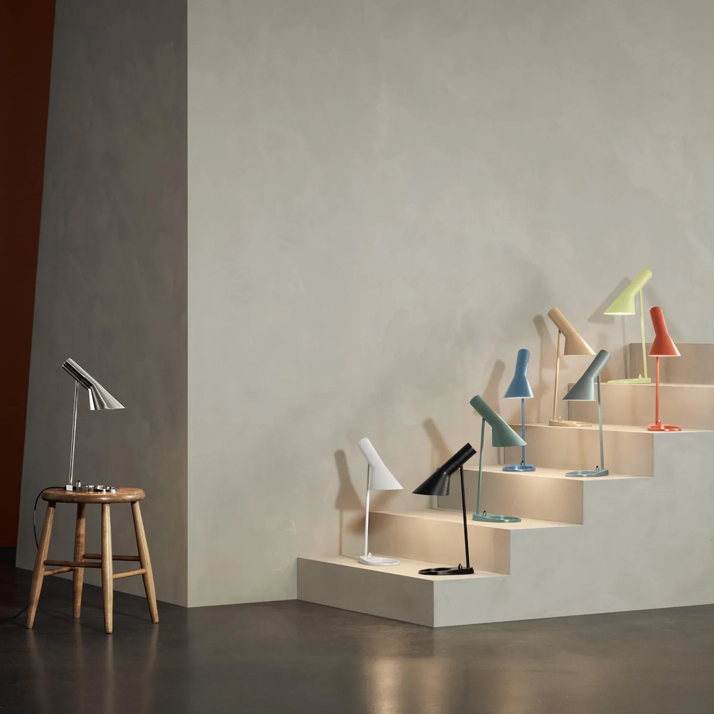 AJ bordlampe, white