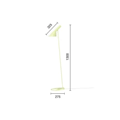 AJ gulvlampe, soft lemon